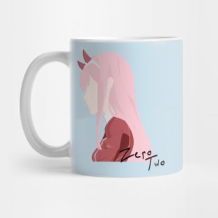 Darling in the Franxx//Zero Two - With Text Mug